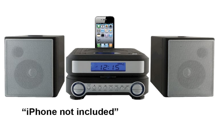 iLive IHP211B iPod/iPhone Docking Micro Component System Image 2