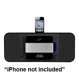 iLive IHP310B iPod/iPhone Speaker Docking CD Player Boombox Image 2