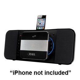 iLive IHP310B iPod/iPhone Speaker Docking CD Player Boombox Image 1