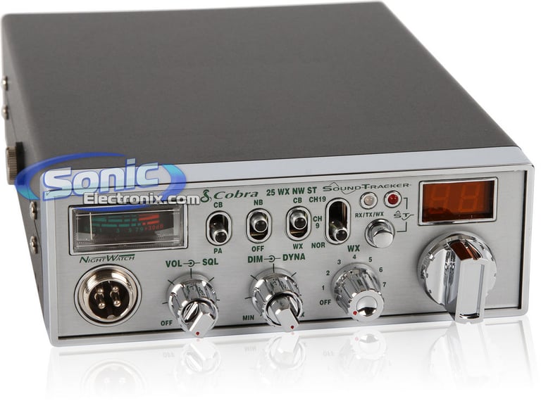 Cobra 25 WX NW ST 40 Channel CB Radio Image 2