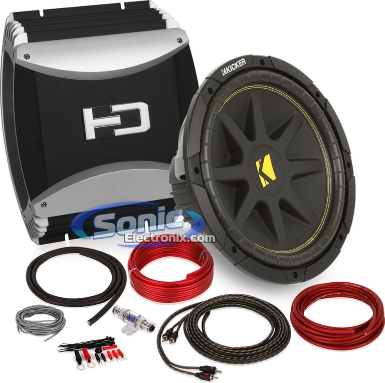 300W Kicker + HD Bass Bundle Image 1