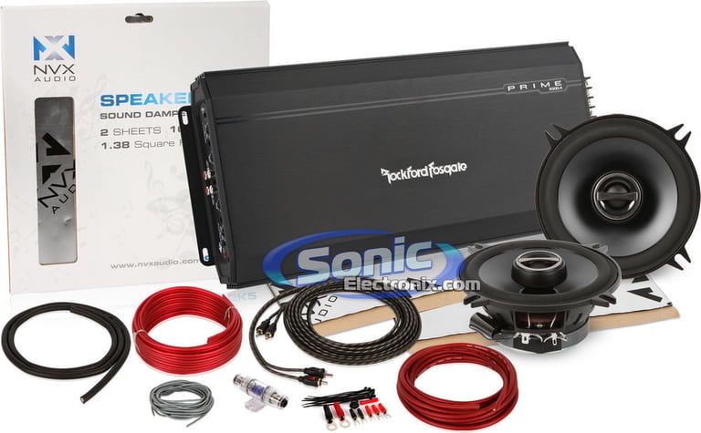 Alpine Speakers + Rockford Fosgate Amplifier Bundle Image 1