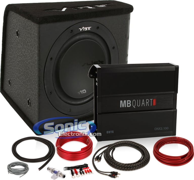 1000W VIBE + MB Quart Loaded Bass Package Image 1