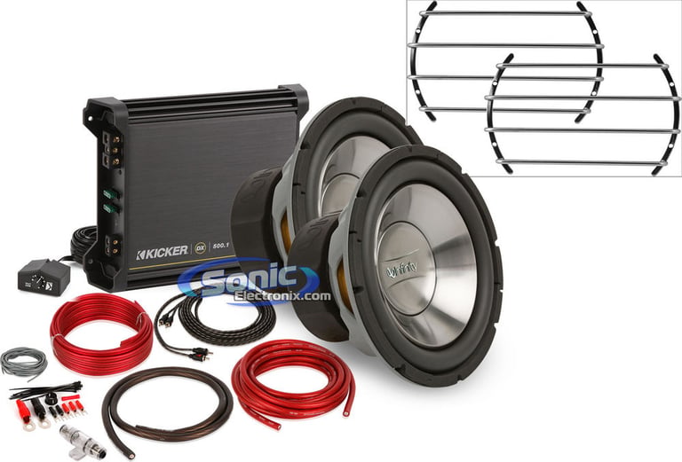 2200W Infinity + Kicker Bass Bundle Image 1