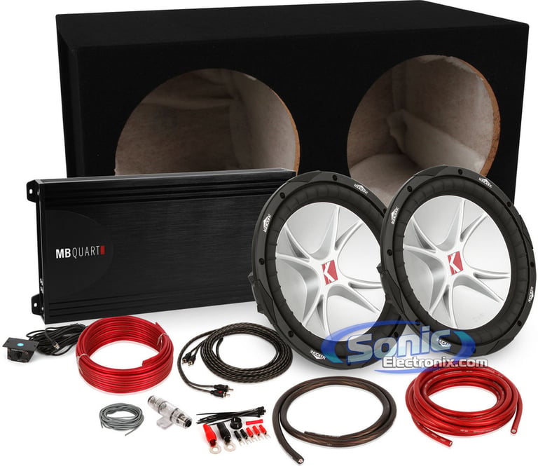 1000W Complete MB Quart + Kicker Bass Package Image 1