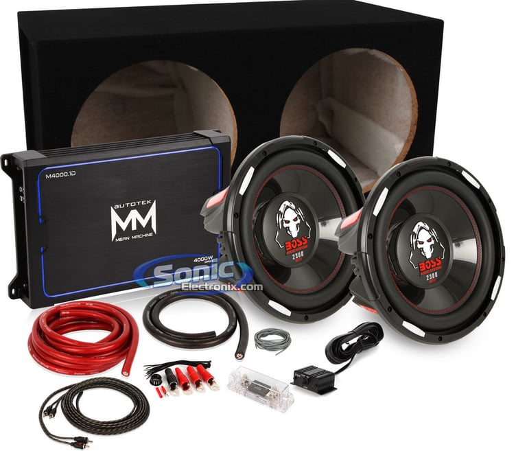 4600W Boss + Autotek Complete Bass Package Image 1
