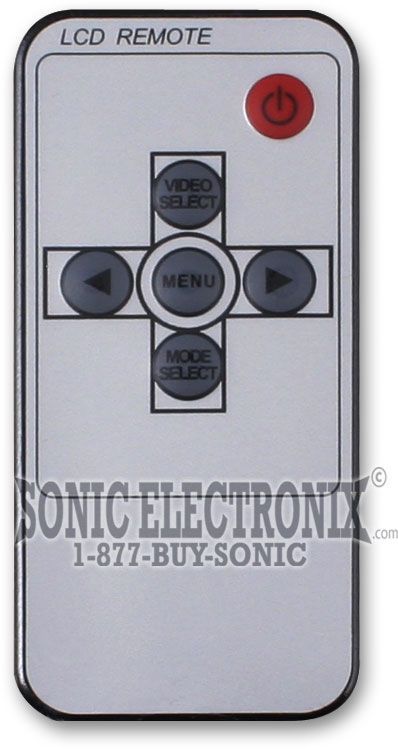 Performance Teknique ICBM-9396T Black 7.8" Sunvisor LCD Monitor Image 4