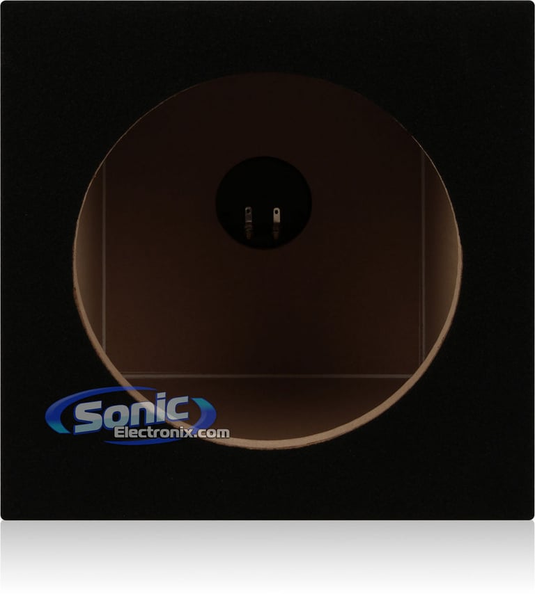 10SQTC- Single 10" Sealed MDF Car Sub Box Image 2