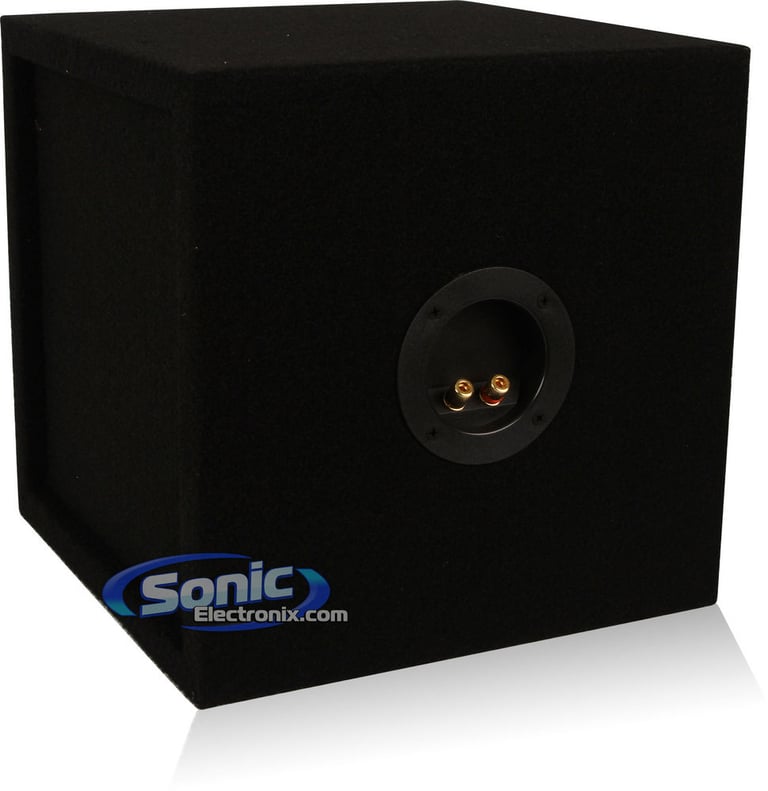 10SQTC- Single 10" Sealed MDF Car Sub Box Image 3