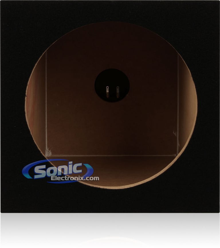 12SQTC- Single 12" Sealed MDF Car Sub Box Image 2