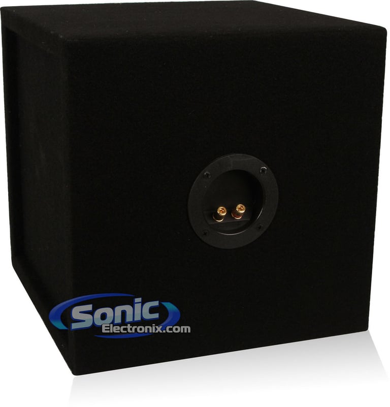 12SQTC- Single 12" Sealed MDF Car Sub Box Image 3