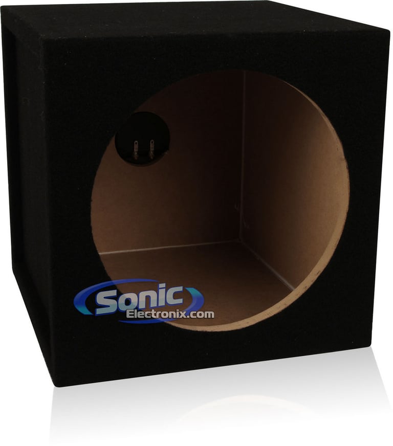 12SQTC- Single 12" Sealed MDF Car Sub Box Image 1