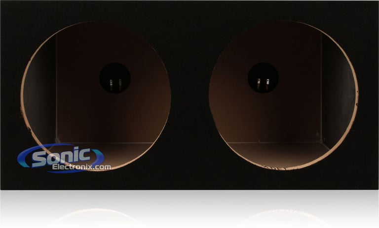 12SQB - Dual 12" Sealed MDF Car Sub Box (Open Box) Image 2