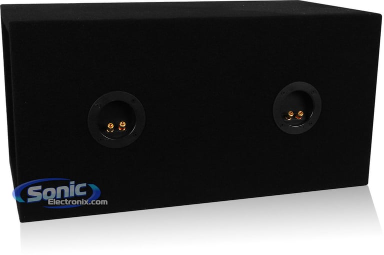 12SQB - Dual 12" Sealed MDF Car Sub Box Image 3
