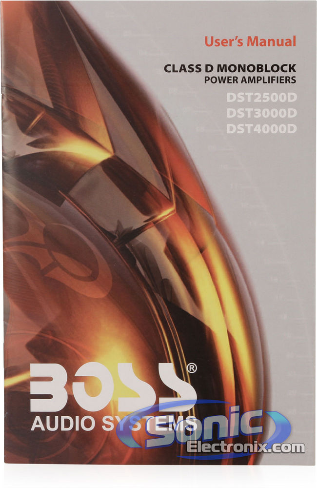 Boss DST2500D Image 6
