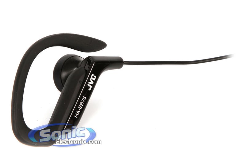 JVC HAEB75B (HA-EB75-B) Splash Proof Sports-Clip In-Ear Headphones - Black Image 3