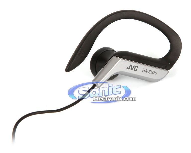 JVC HAEB75S (HA-EB75-S) Splash-Proof Sports-Clip In-Ear Headphones - Silver Image 4