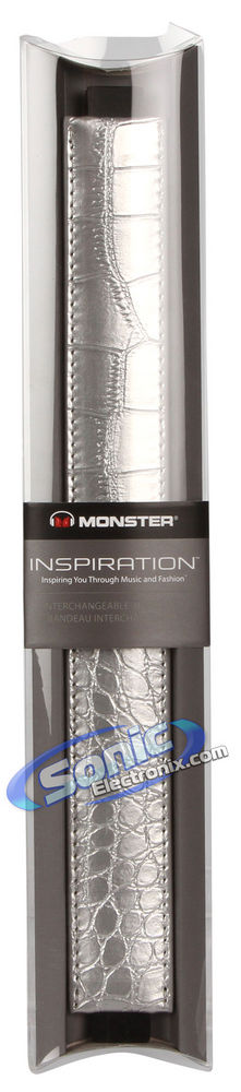 Monster Inspiration Raptor - MH HBAND INS RPT SLV Silver Headphones Headband Image 4