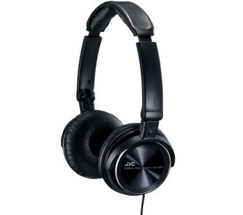 JVC HAS360B Foldable DJ Headphones (HA-S360B) Image 1