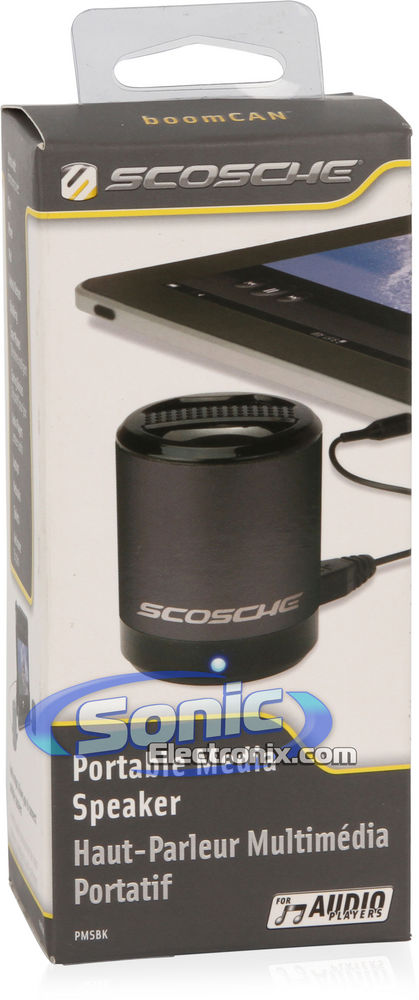 Scosche PMSBK boomCAN Portable Speaker (Black) Image 7
