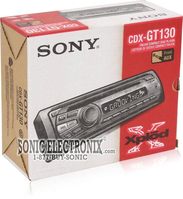 Sony CDX-GT130 Image 4