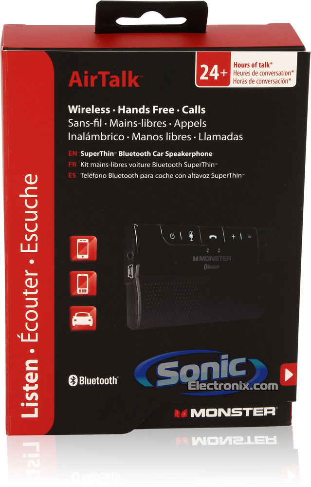 Monster AirTalk Bluetooth Car Hands-Free Set (MBL MBL HFP CAR BT WW) Image 5