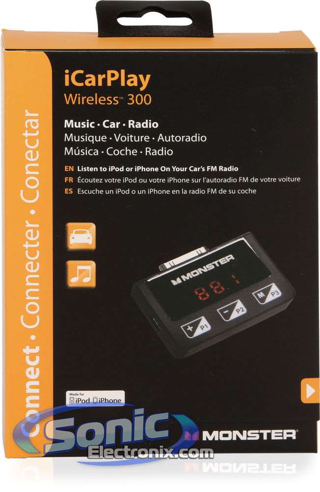 Monster Mobile iCarPlay 300 (MBL AI 300 FM-CH EFS) Wireless FM Transmitter Image 4