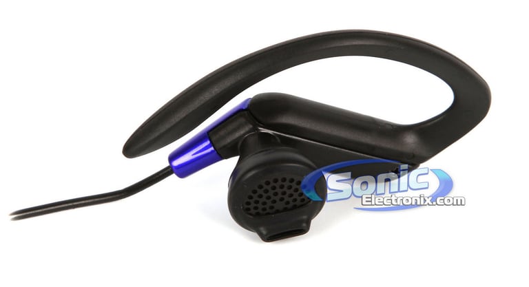 JVC HAEBR80A (HA-EBR80-A) Active Sports Ear-Clip Headphones with iPod/iPhone Remote and Mic - Blue Image 6