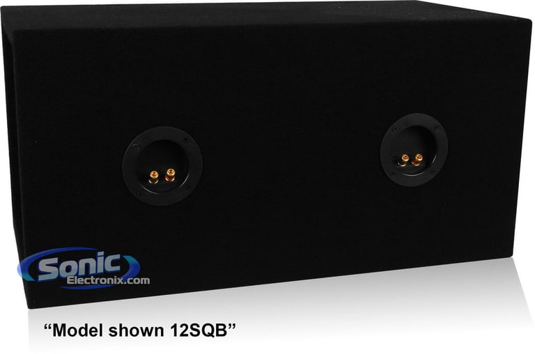 10SQB - Dual 10" Sealed MDF Car Sub Box Image 3