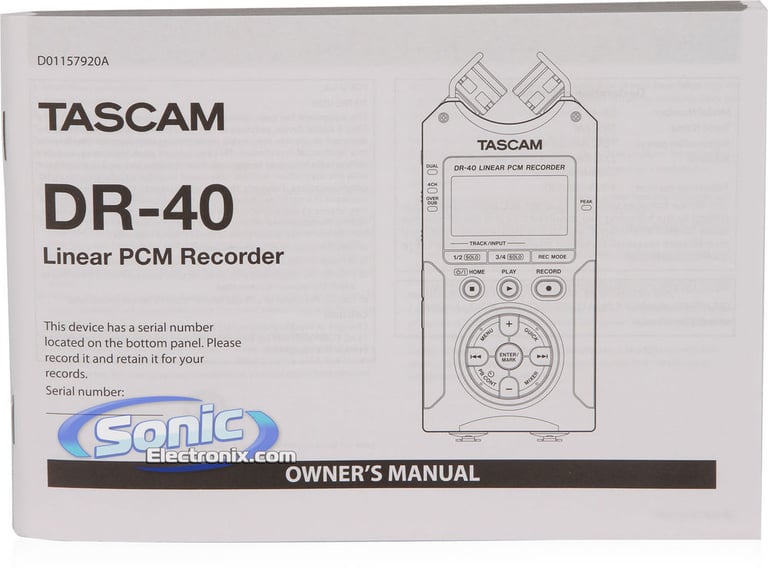 Tascam DR-40 Image 11