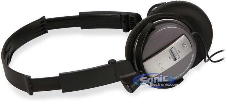 Sony MDR-NC7/BLK (MDRNC7/BLK) Noise Cancelling Headphones - Black Image 3