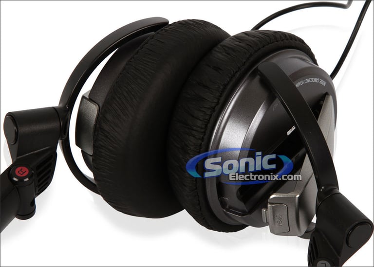 Sony MDR-NC7/BLK (MDRNC7/BLK) Noise Cancelling Headphones - Black Image 8