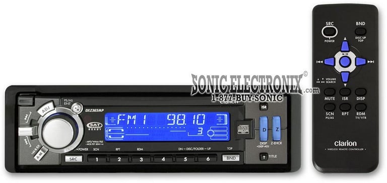 Clarion DXZ365MP Image 1