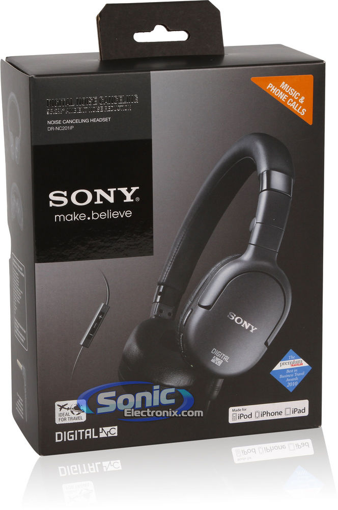 Sony DR-NC201IP (DRNC201iP) Noise Cancelling Headphones Headset Open Box Image 11