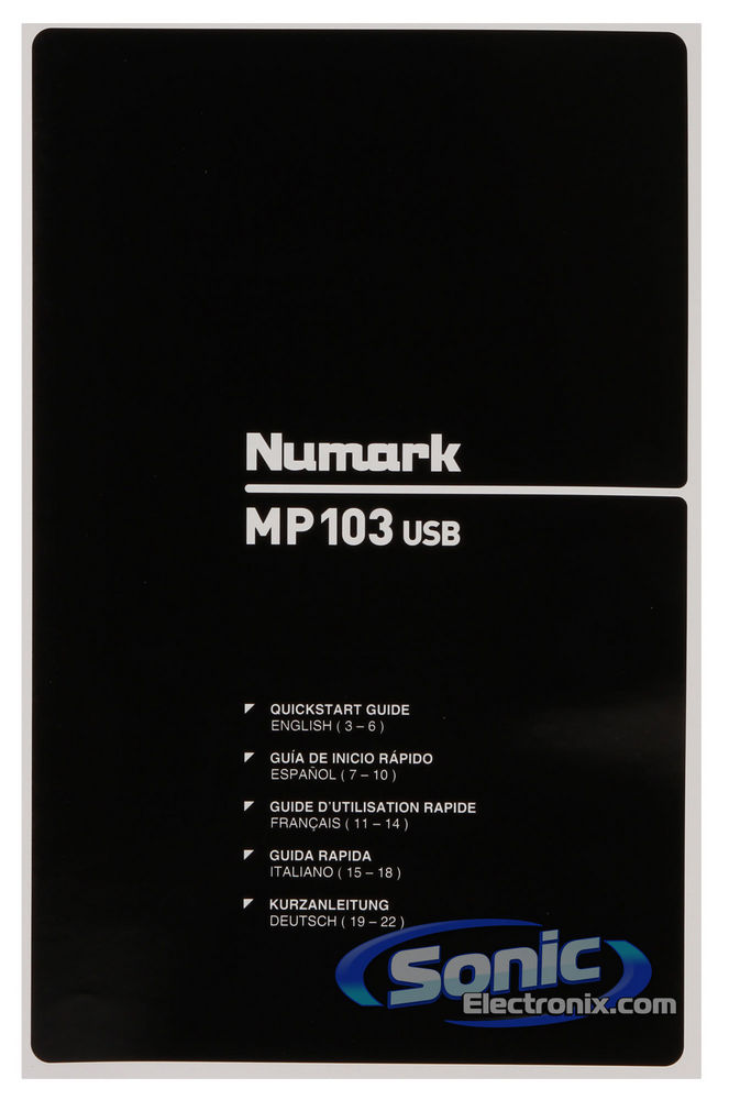 Numark MP103USB Image 7