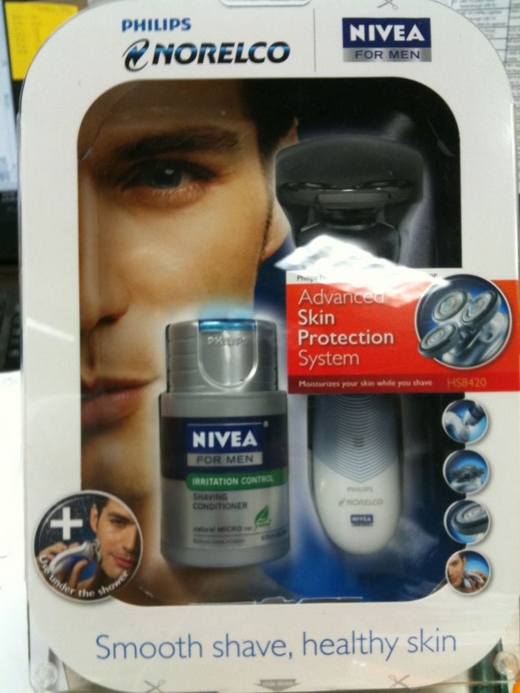 Philips Norelco HS8420/40 Nivea for Men Wet/Dry Shaver/Razer Image 4