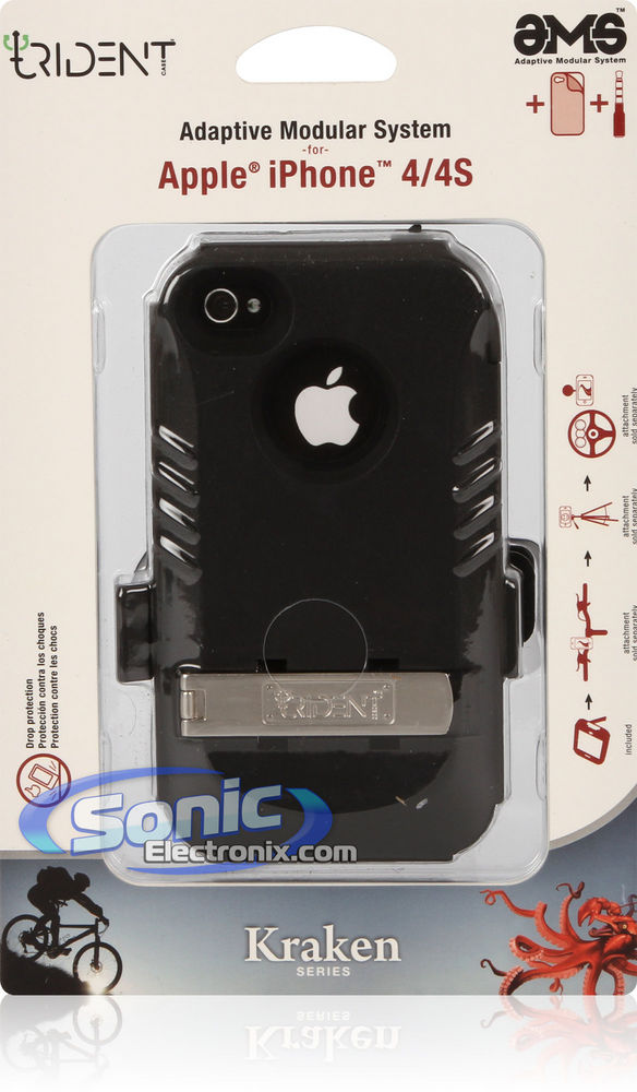 Trident Kraken Case for iPhone 4/4S (black) Image 4