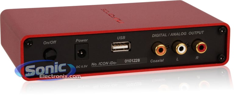 NuForce Icon iDo Red Headphone Amp and DAC Image 2