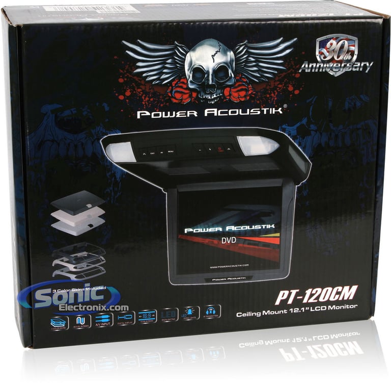 Power Acoustik PT-120CM (Black/Gray/Beige Skins Included) Image 11