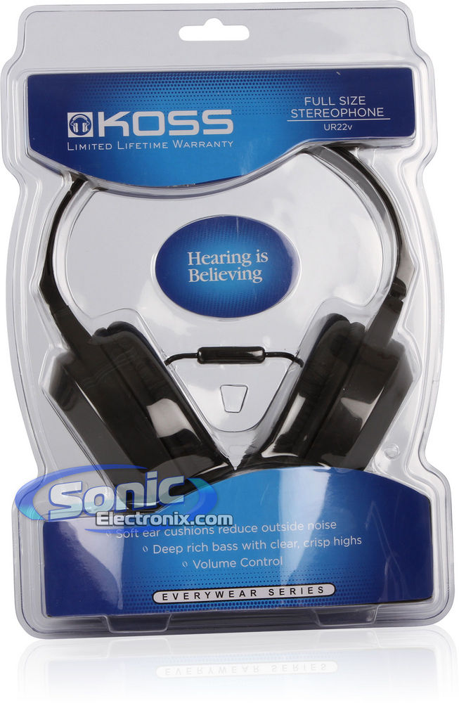 Koss UR22V Full-Size Stereo Headphones - 181016 (Complete Open Box) Image 6