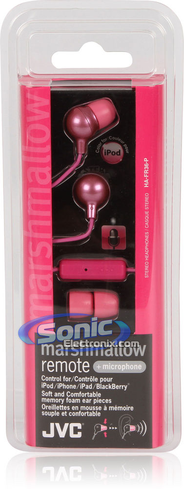 JVC HAFR36P Pink Marshmallow In-Ear Headphones/Earbuds Image 7