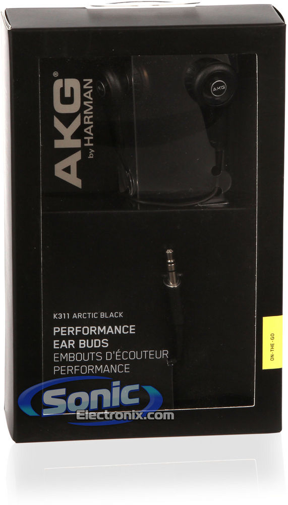 AKG K311 Black In-Ear Headphones with Improved Bass Response Image 6