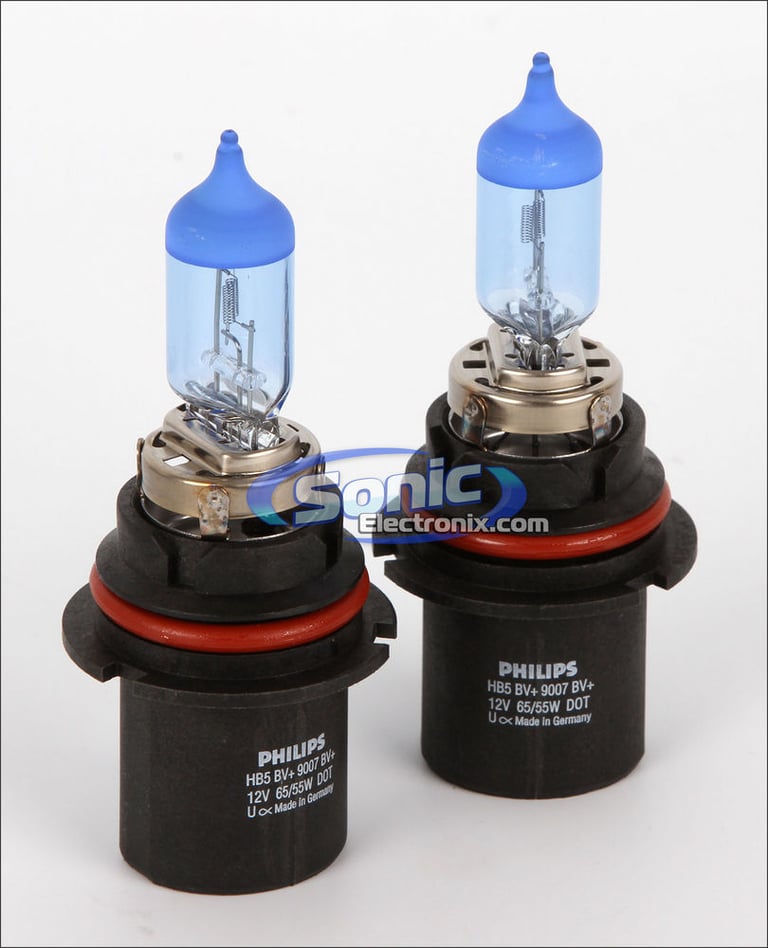 Philips 9007 (HB5) CrystalVision Ultra 4000K Halogen Bulbs Image 1