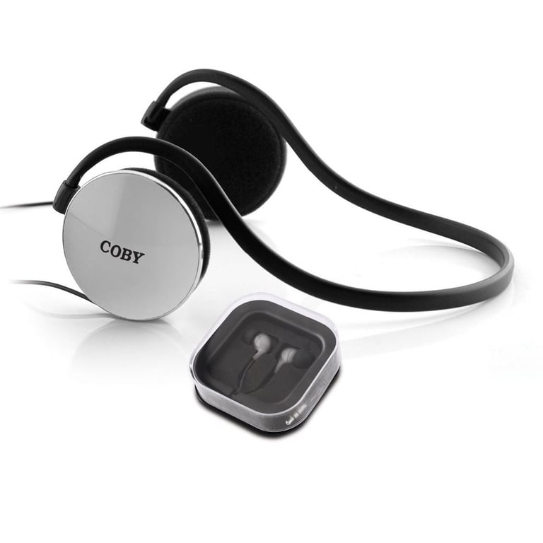 Coby CV232SVR 2-In-1 Sports Double Play Combo Package Active Style Headphones Image 1