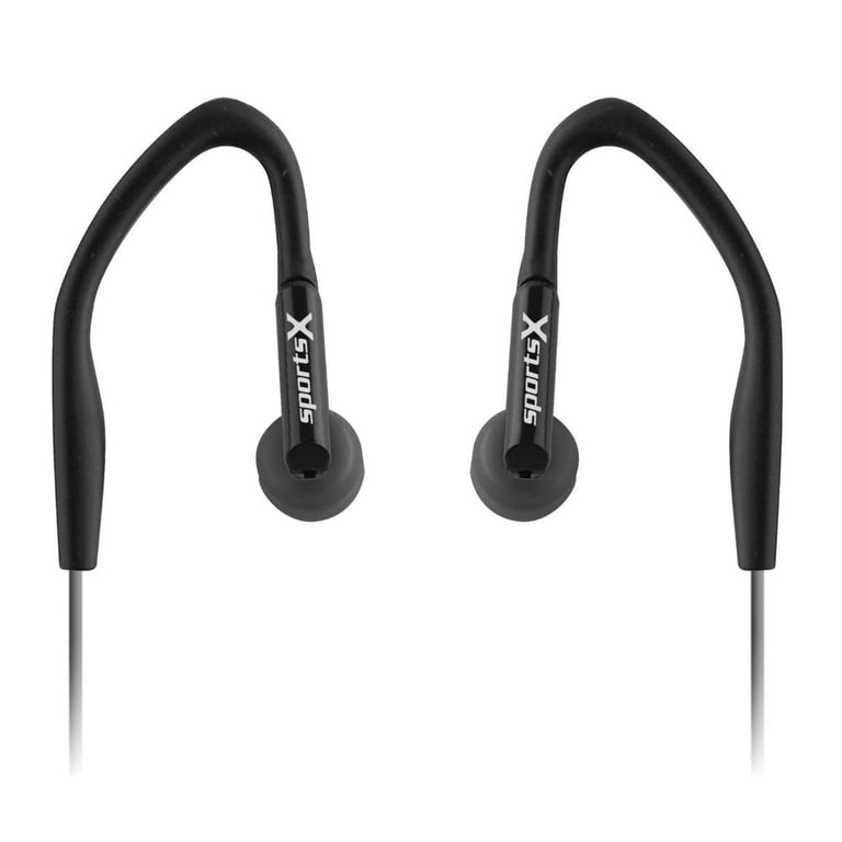 Coby CVE54BLK Jammerz SportsX Black Stereo Headphones Image 1