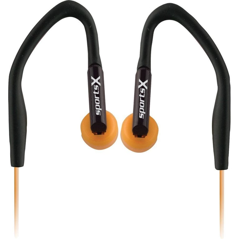 Coby CVE54ORG Jammerz SportsX Orange Stereo Headphones Image 1