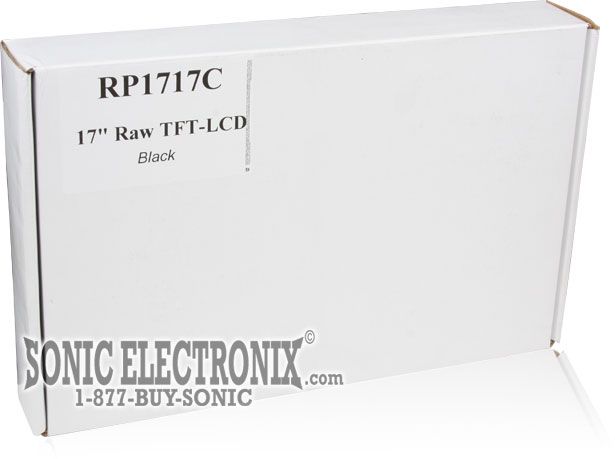 RP1717C (BLACK TRIM) -- Concept 17" Raw TFT-LCD Screen Monitor for Custom Installs Image 5