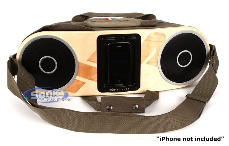 House of Marley Bag of Rhythm (EM-JA000-HA) Portable iPod/iPhone Speaker System - Harvest Image 2