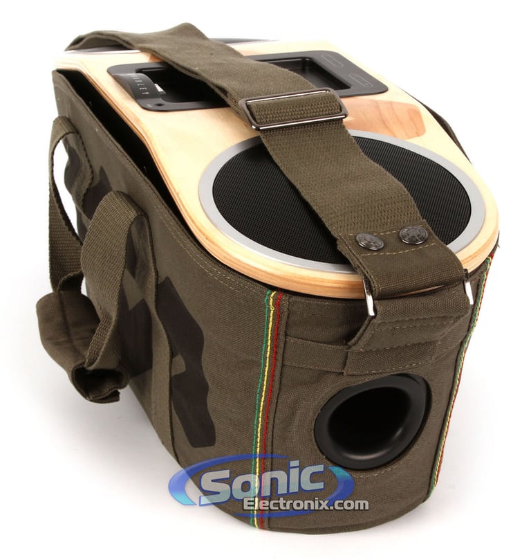 House of Marley Bag of Rhythm (EM-JA000-HA) Portable iPod/iPhone Speaker System - Harvest Image 4
