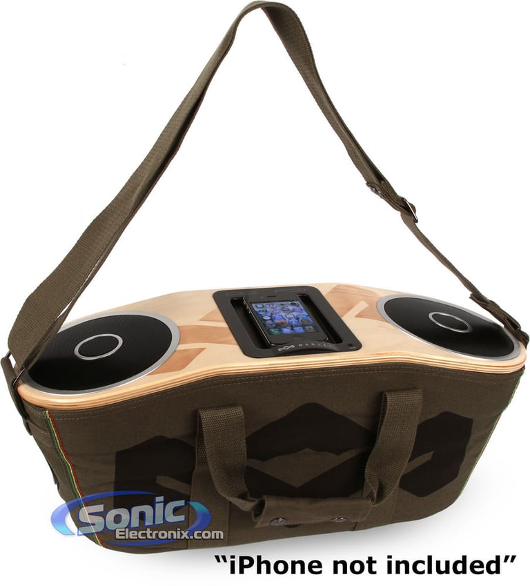 House of Marley Bag of Rhythm (EM-JA000-HA) Portable iPod/iPhone Speaker System - Harvest Image 1